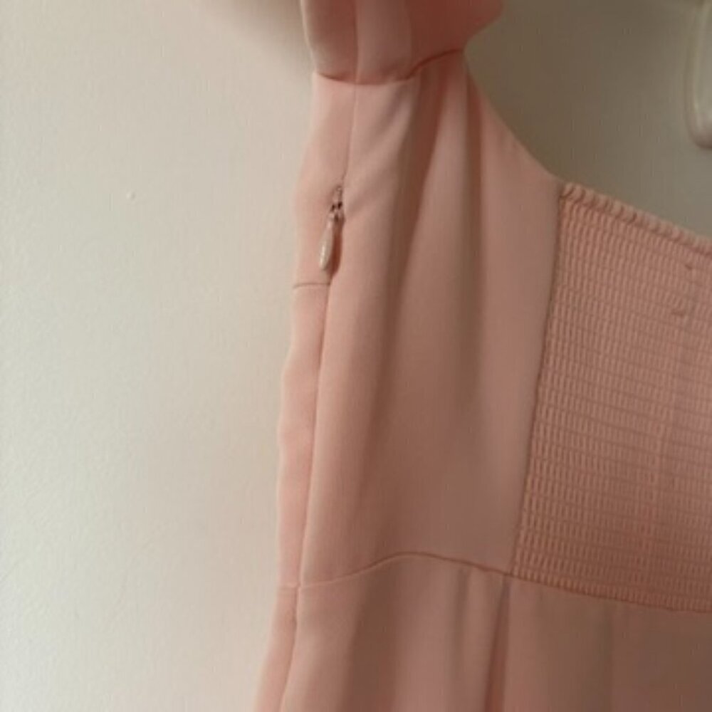 Aritzia Wilfred Novella Midi Dress Soft Pink Blush Size 0 - Picture 9 of 12